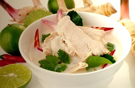 Thai Chicken Soup in Coconut Milk
