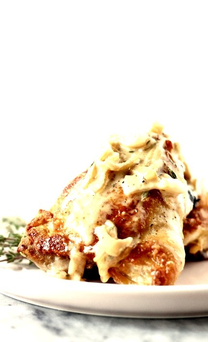 Crispy Chicken Thighs with Caramelized Shallots and Thyme