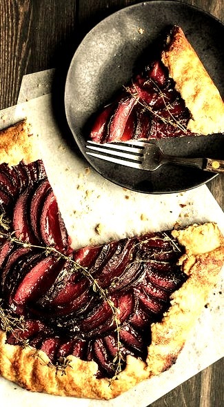 Plum Almond Galette by pastryaffair on Flickr.