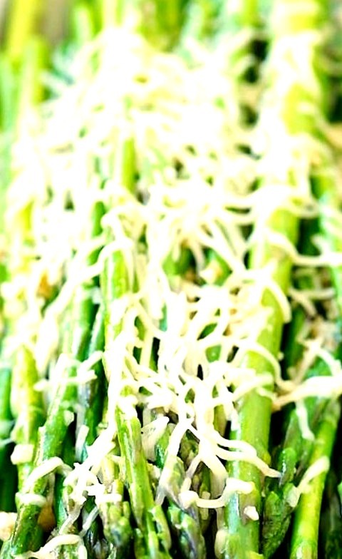skillet parmesan asparagus